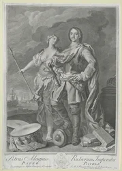 Imperatore di Russia Pietro I il Grande