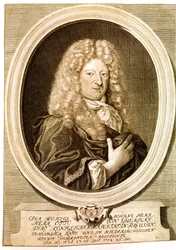 GUERICKE Otto, scienziato, inventore, matematico e fisico tedesco (incisione)