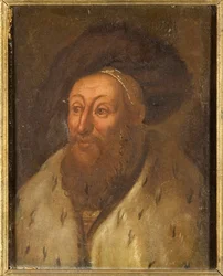 Georg es Le Barbu, duca di Sassonia (olio su tela)