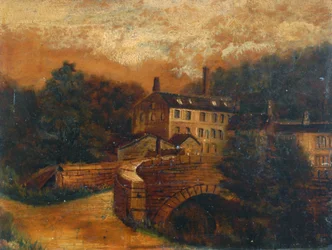 Mulino Gibson (olio su cartoncino)