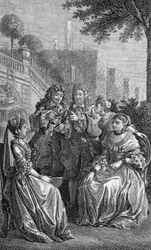 Gottfried Wilhelm Leibniz sostiene che due foglie probabilmente non sono mai del tutto simili a causa della loro complessità (stampa)