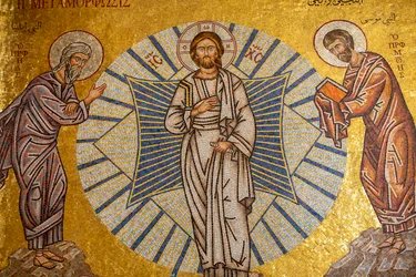 La trasfigurazione di Gesù. Cattedrale, Harissa, 2022 (foto)