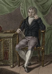 Johann Gottlieb Fichte. Filosofo tedesco - Ritratto di Johann Gottlieb Fichte Filosofo tedesco