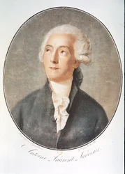 LAVOISIER Antoine-Laurent de: Ritratto (acquerello)