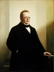 Ritratto di Camillo Benso, conte di Cavour (olio su tela)