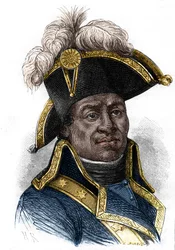 Ritratto di Francois Dominique Toussaint dit "Toussaint-Louverture", statista haitiano.