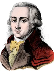Ritratto di Georges Couthon, politico francese.