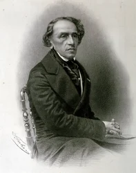 Ritratto di Giacomo Mayerbeer (acquaforte)