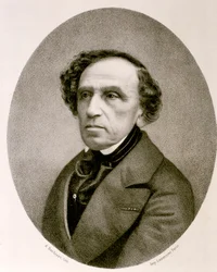Ritratto di Giacomo Mayerbeer (acquaforte)
