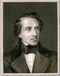 Ritratto di Giacomo Mayerbeer (acquaforte)
