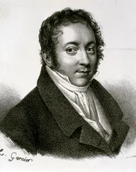 Ritratto di Gioachino Antonio Rossini (acquaforte)