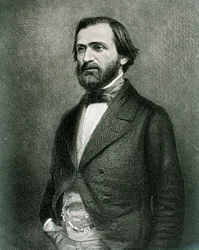 Ritratto di Giuseppe Fortunino Francesco Verdi (acquaforte)