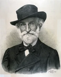 Ritratto di Giuseppe Fortunino Francesco Verdi (acquaforte)