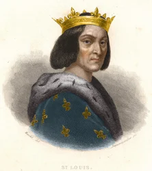 Ritratto di Luigi IX o San Luigi (1214-1270), re di Francia
