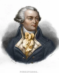 Ritratto di Massimiliano Maria Isidoro di Robespierre (1758-1794), politico francese.