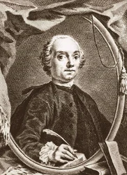 Ritratto di Pietro Chiari, drammaturgo, romanziere e librettista italiano.
