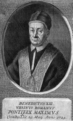 Ritratto di Benedetto XIII, 243° papa.