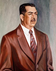Ritratto del presidente Lazaro Cardenas del Rio (olio su tela, 1940 ca.)