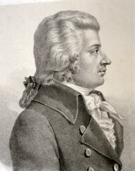 Ritratto di Wolfgang Amadeus Mozart (acquaforte)