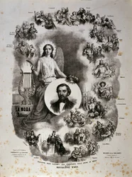 Poster con scene delle sue opere (poster)