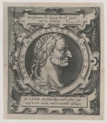 Imperatore romano Galba (stampa)