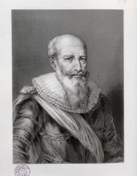 Sully, Maximilian di Béthune, duca di (1560-1641). Statista inglese. Spagna. Catalogna. Barcellona. Biblioteca de Catalunya (Biblioteca nazionale della Catalogna)