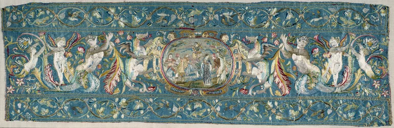 Runner da tavola del XVI secolo (tessitura)