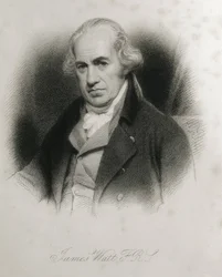 WATT, James (1736-1819). Ritratto di James Watt. Incisione.