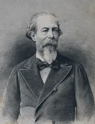 ZORRILLA Y MORAL, Jose (1817-1893). Poeta e drammaturgo romantico spagnolo. Incisione