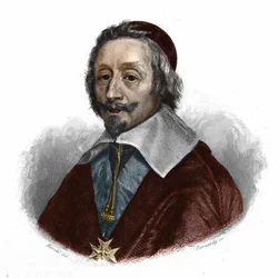 ritratto di Armand Jean Du Plessis, cardinale di Richelieu Prélat e statista francese (nato a Parigi).