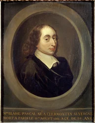 ritratto di Blaise Pascal (1623-1662) (olio su tela)