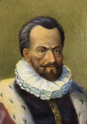 ritratto di Simon Stevin. Matematico belga.