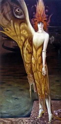 Ritratto della Marchesa Luisa Casati (1881-1957), di Arturo Martini (1885-1947) nel 1912
