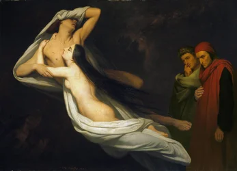 Paolo e Francesca, 1854