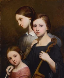 Ritratto di René, Cécile e Louise Franchomme