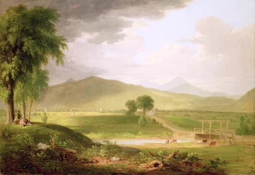 Veduta di Rutland, Vermont, 1840