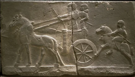 Carro e cavaliere, VIII secolo a.C.
