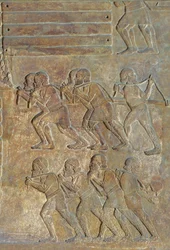Dettaglio di un rilievo che raffigura l