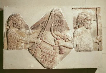 Frammento di un rilievo raffigurante tributari Medi