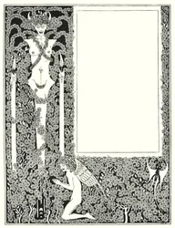 Progetto per la pagina del titolo di "Salomè" (incisione)