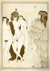 Illustrazione di Aubrey Beardsley per 