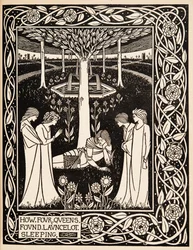 Come le quattro regine trovarono Launcelot addormentato