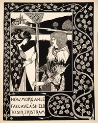 Come Morgan Le Fay diede uno scudo a Sir Tristram