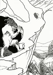 La frana, frontespizio di 