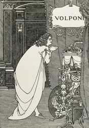 Pagina del titolo di Volpone o la volpe (1609) scritto da Ben Johnson