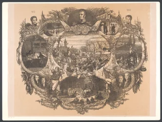 Targa commemorativa per le feste di novembre del 1863