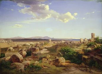 Le rovine del tempio a Selinunte