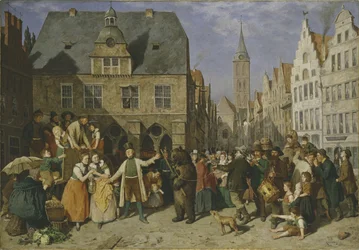 Un orso danzante, 1865