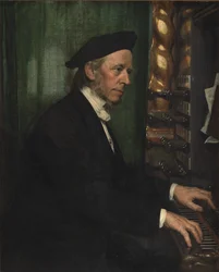 Organista della cattedrale di Roskilde, professor Hans Matthison-Hansen, suocero dell