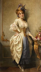 Una giovane bellezza, 1884